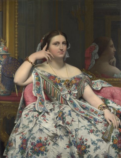 Madame Moitessier, 1856 by Jean Auguste Dominique Ingres